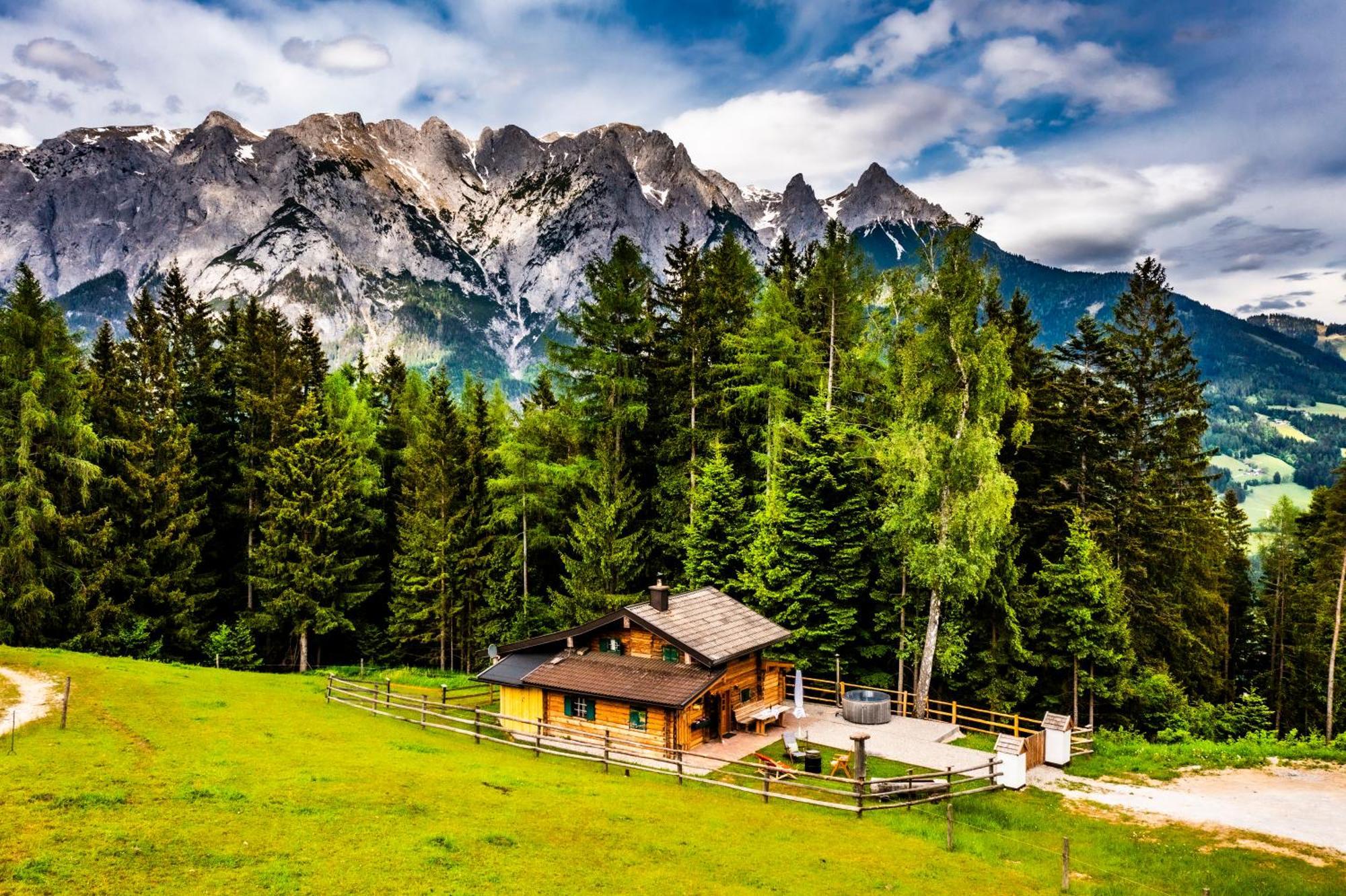 Villa Almfrieden à Werfen Extérieur photo